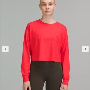 Lululemon Muscle Love Long Sleeve Shirt Motif